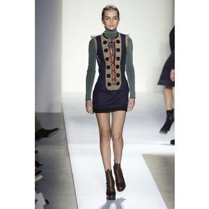 NWT Runway BALENCIAGA Patchwork Mini Dress